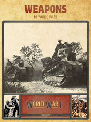 cover image of Weapons of World War I